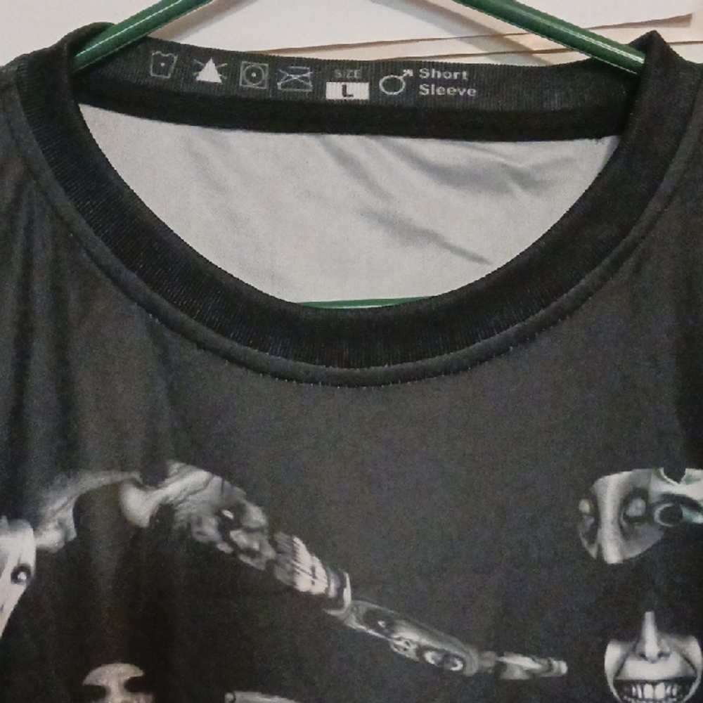 Black Graphic Short Sleeve T-Shirt
